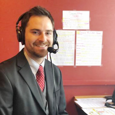David Tukesbrey : Announcer/Sports Assistant & Voice of Presentation College